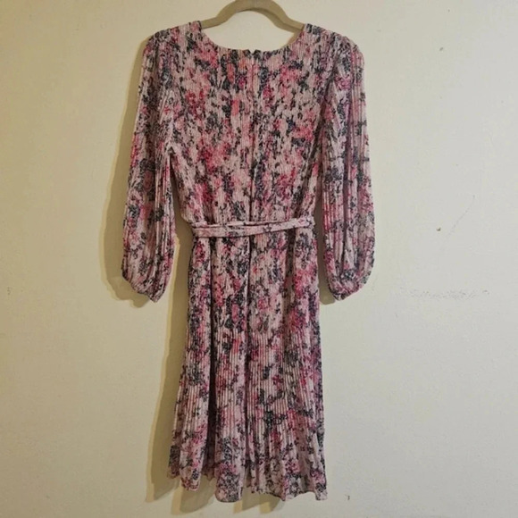 DKNY Floral Tie Waist Dress - Picture 2 of 6